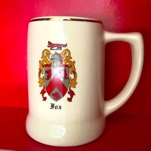 Fox Medieval Crest Mug